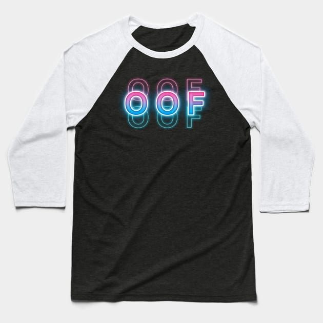 OOF Baseball T-Shirt by Sanzida Design